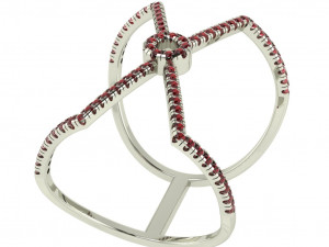 diamond ring for ladies Modello di stampa 3D