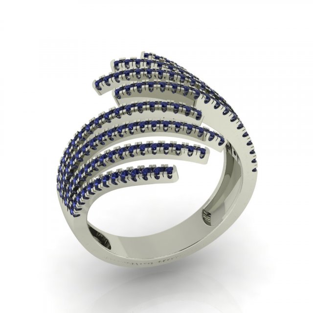 diamond ring for ladies 3D 프린트 모델 .c4d .max .obj .3ds .fbx .stl .blend 