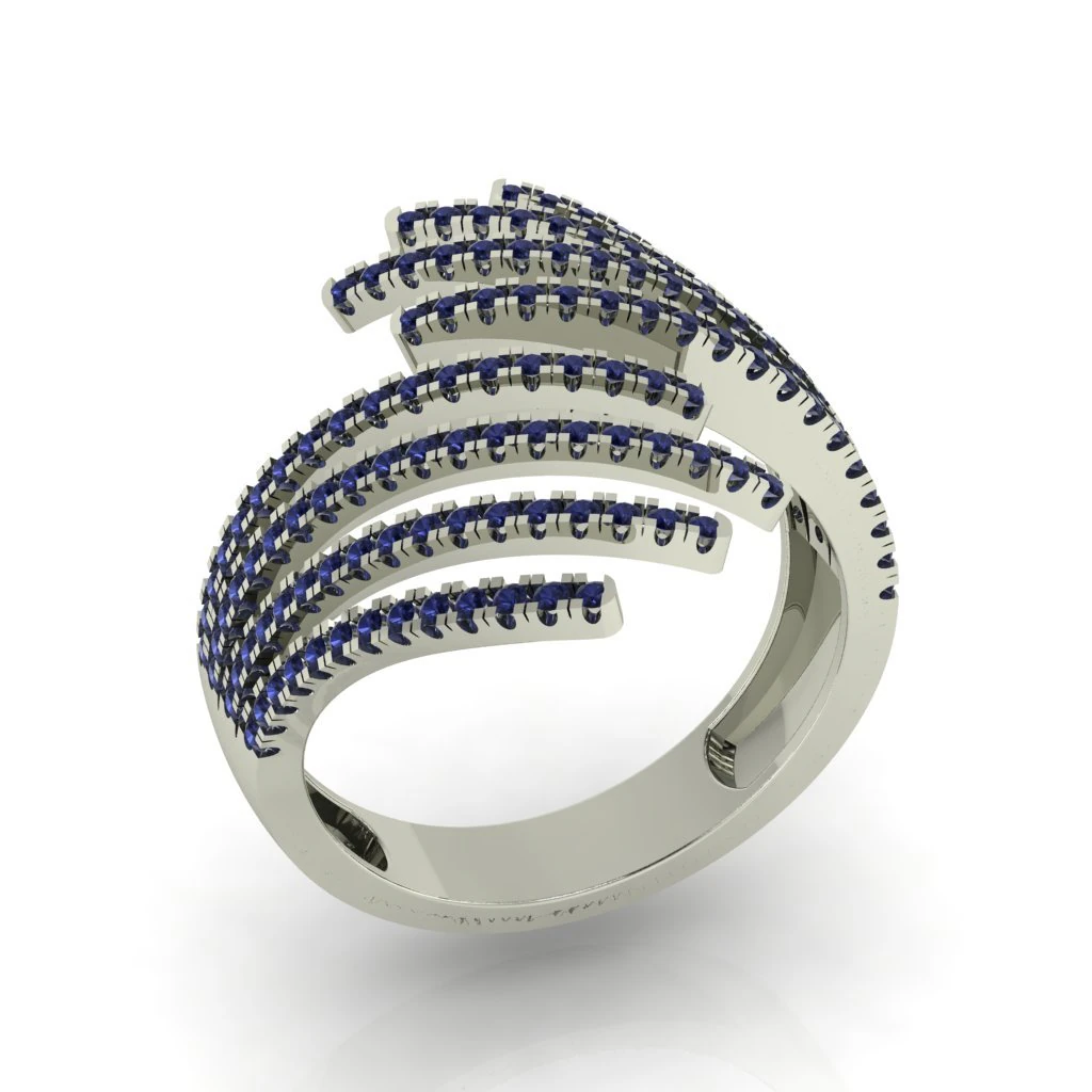 diamond ring for ladies 3D Print Model .c4d .max .obj .3ds .fbx .stl .blend