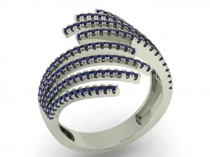 diamond ring for ladies 3D Print Model