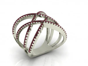diamond ring for ladies 3D Print Model
