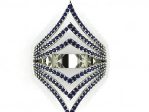 diamond ring for ladies 3D Print Model