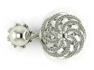 diamond ring for ladies Modèles 3D en vedette