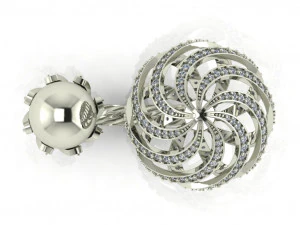 diamond ring for ladies 3D Print Model