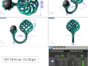 diamond ring for ladies Modèles 3D en vedette