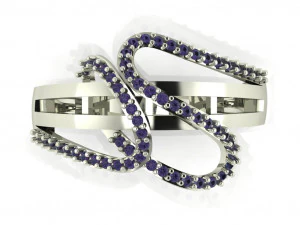 diamond ring for ladies 3D Print Model