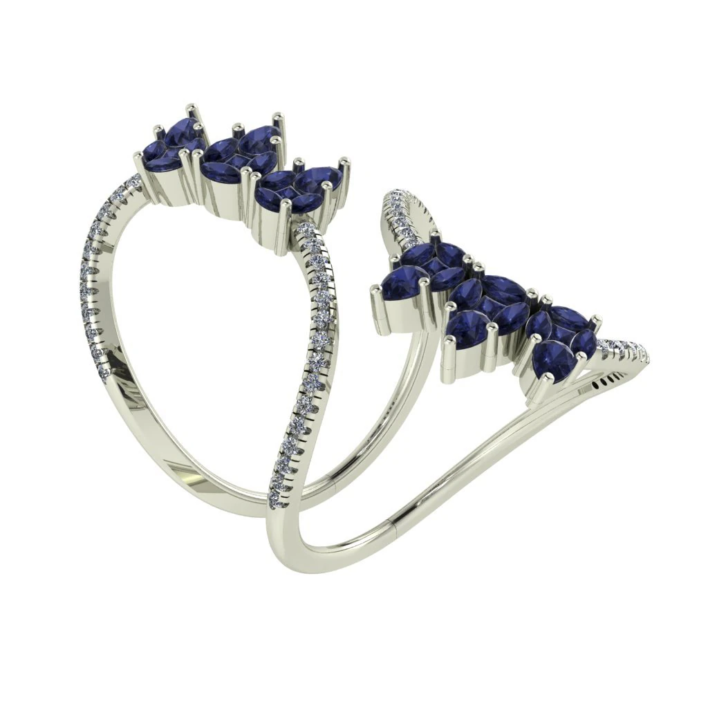 diamond ring for ladies 3D Print Model .c4d .max .obj .3ds .fbx .stl .blend 