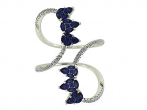 diamond ring for ladies Modèles 3D en vedette