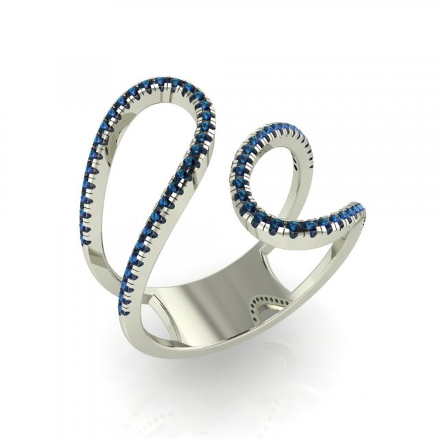 diamond ring for ladies Modèles 3D en vedette .c4d .max .obj .3ds .fbx .stl .blend 