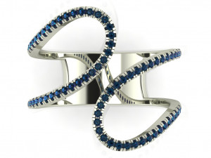 diamond ring for ladies Modèles 3D en vedette