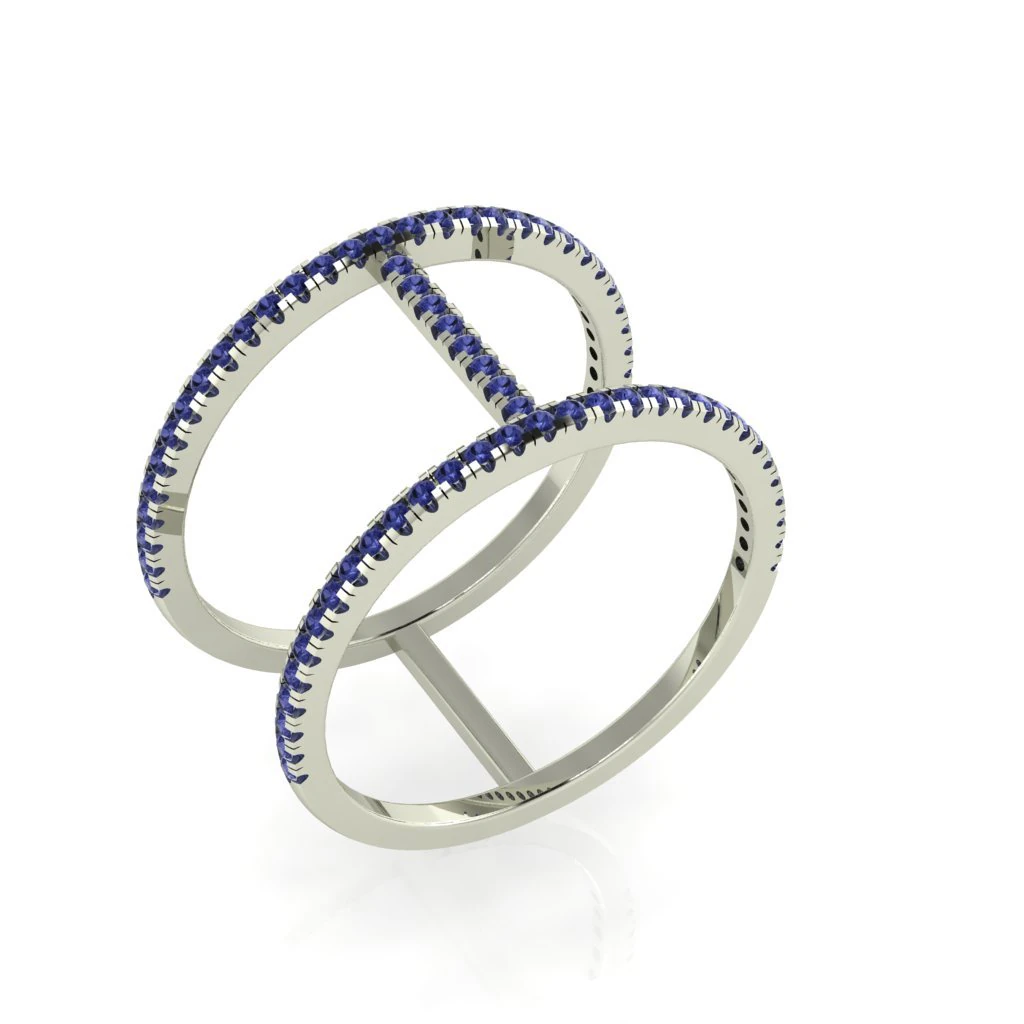 diamond ring for ladies 3D Print Model .c4d .max .obj .3ds .fbx .stl .blend