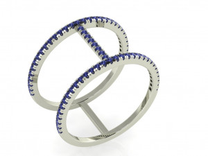 diamond ring for ladies Modèles 3D en vedette