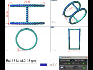 diamond ring for ladies 3D Print Model