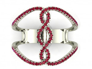 diamond ring for ladies Modelo de Impressão 3D