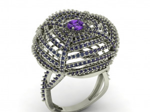 diamond ring for ladies 3D प्रिंट मॉडल