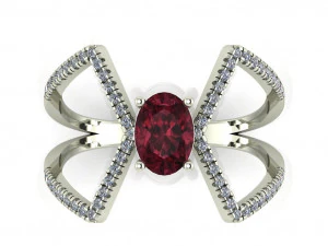 diamond ring for ladies 3D Print Model