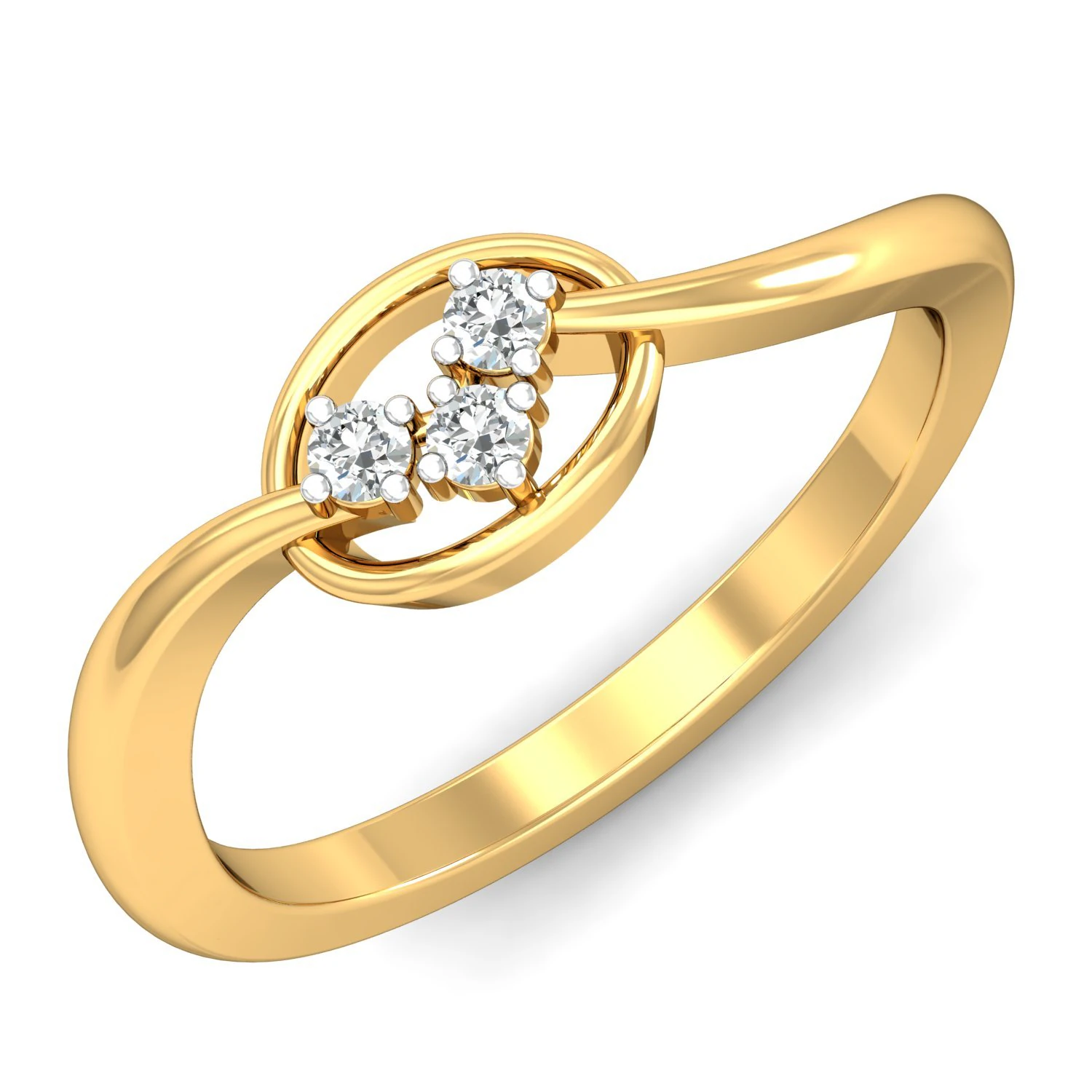 diamond ring for ladies 3D Print Model .c4d .max .obj .3ds .fbx .stl .blend 