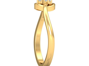 diamond ring for ladies Modelo de Impressão 3D