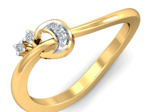 diamond ring for ladies 3D Print Model