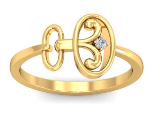 diamond ring for ladies 3D Print Model