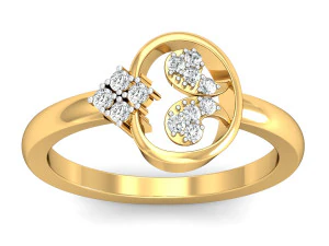 diamond ring for ladies 3D Print Model