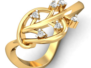 diamond ring for ladies 3D 打印模型