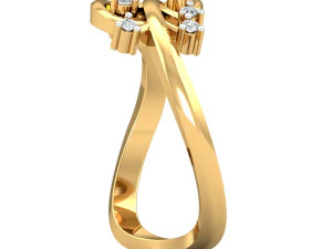 diamond ring for ladies 3D Print Model