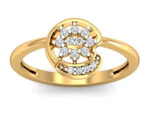 diamond ring for ladies 3D Print Model