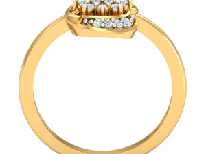 diamond ring for ladies Modèles 3D en vedette