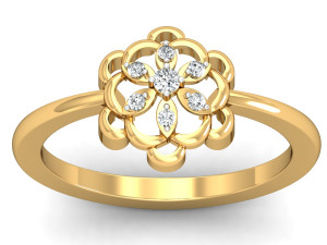 diamond ring for ladies 3Dプリントモデル