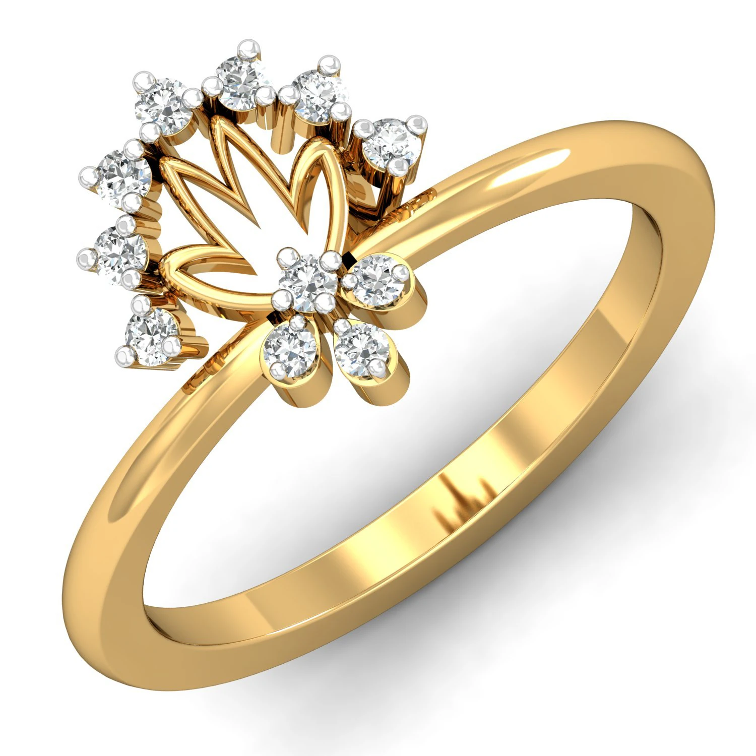 diamond ring for ladies 3D Print Model .c4d .max .obj .3ds .fbx .stl .blend