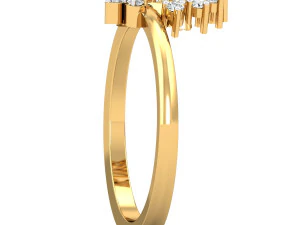 diamond ring for ladies 3D Print Model