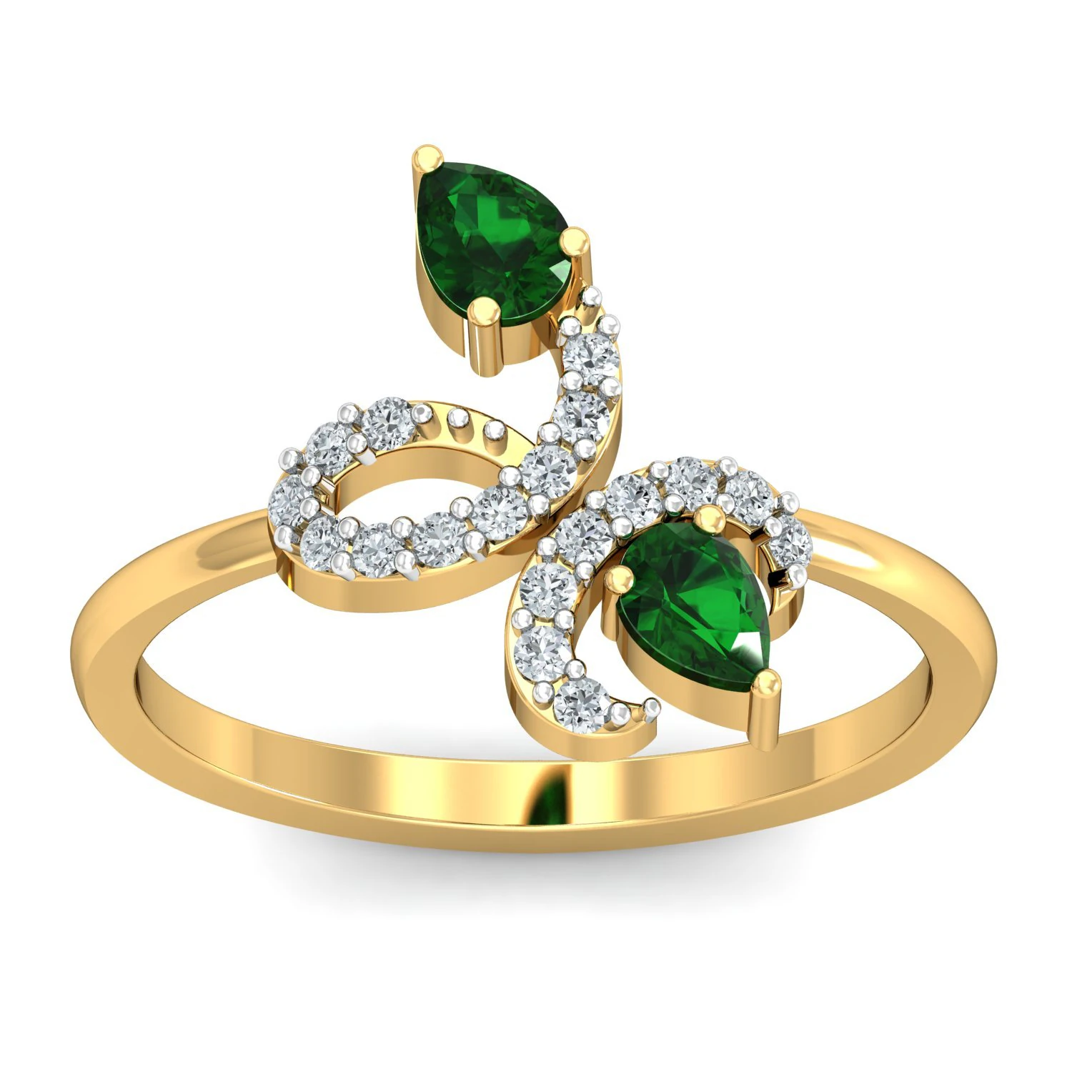 diamond ring for ladies 3D Print Model .c4d .max .obj .3ds .fbx .stl .blend 