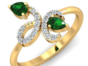 diamond ring for ladies 3D Druckmodell