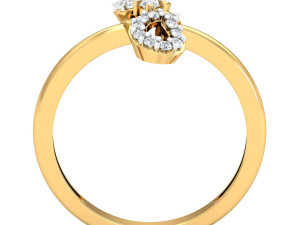 diamond ring for ladies 3D 打印模型