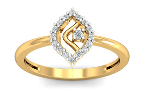 diamond ring for ladies Modello di stampa 3D