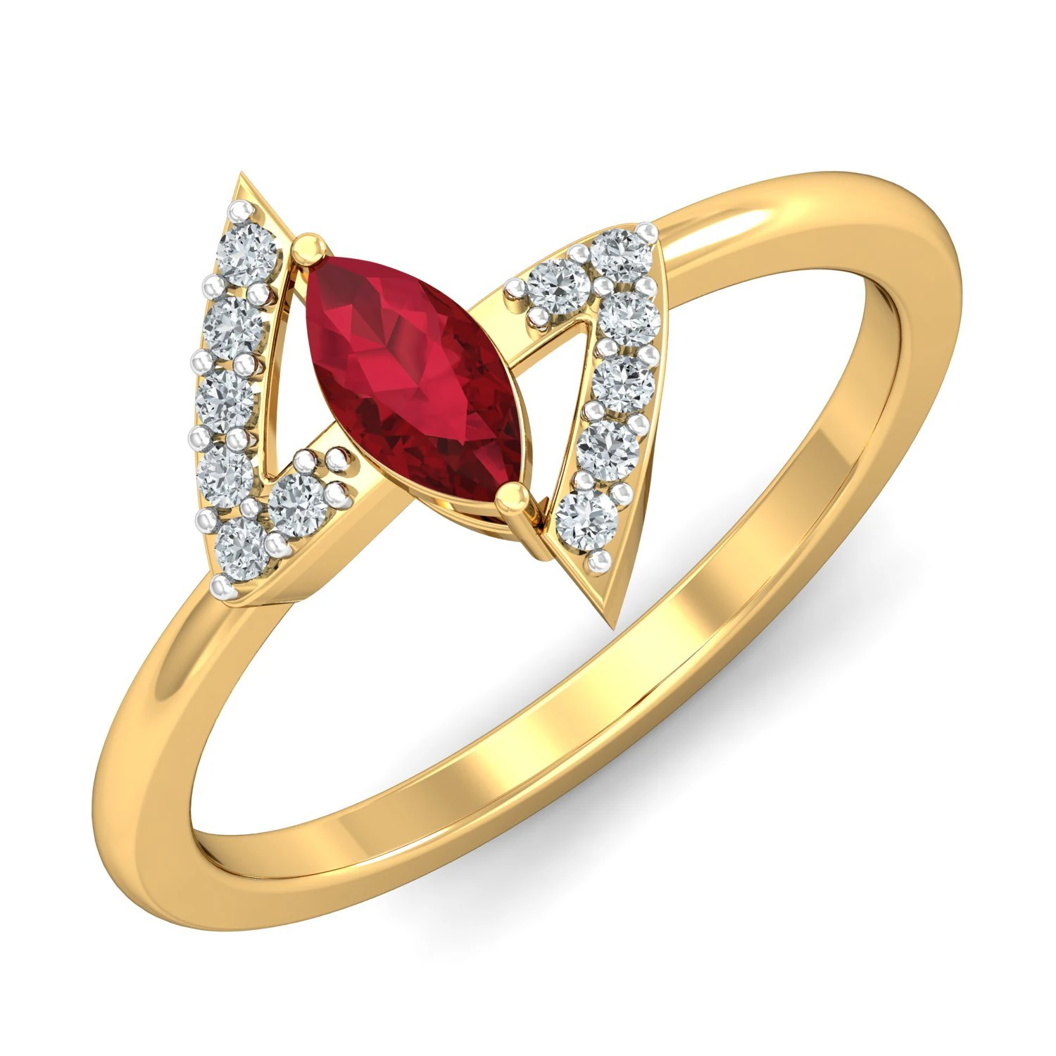 diamond ring for ladies 3D Print Model .c4d .max .obj .3ds .fbx .stl .blend 
