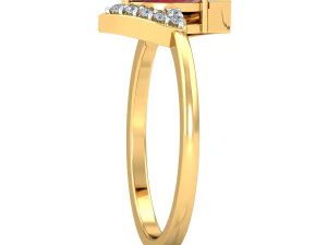 diamond ring for ladies 3D Print Model