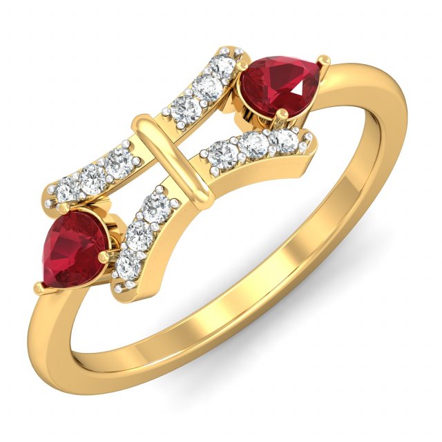 diamond ring for ladies 3D Baskı Modeli .c4d .max .obj .3ds .fbx .stl .blend 
