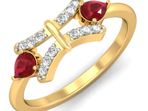 diamond ring for ladies 3D Print Model