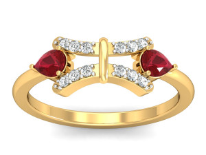 diamond ring for ladies 3D Baskı Modeli