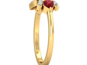 diamond ring for ladies 3D Baskı Modeli