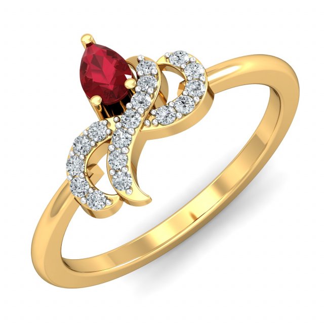 diamond ring for ladies 3D Print Model .c4d .max .obj .3ds .fbx .stl .blend 