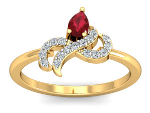diamond ring for ladies 3D Print Model
