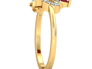 diamond ring for ladies 3D Print Model