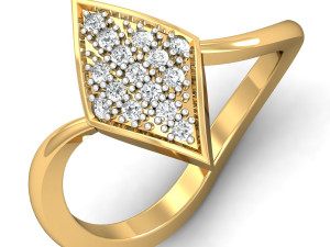 diamond ring for ladies 3D-Druckmodell