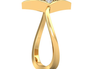 diamond ring for ladies Modello di stampa 3D