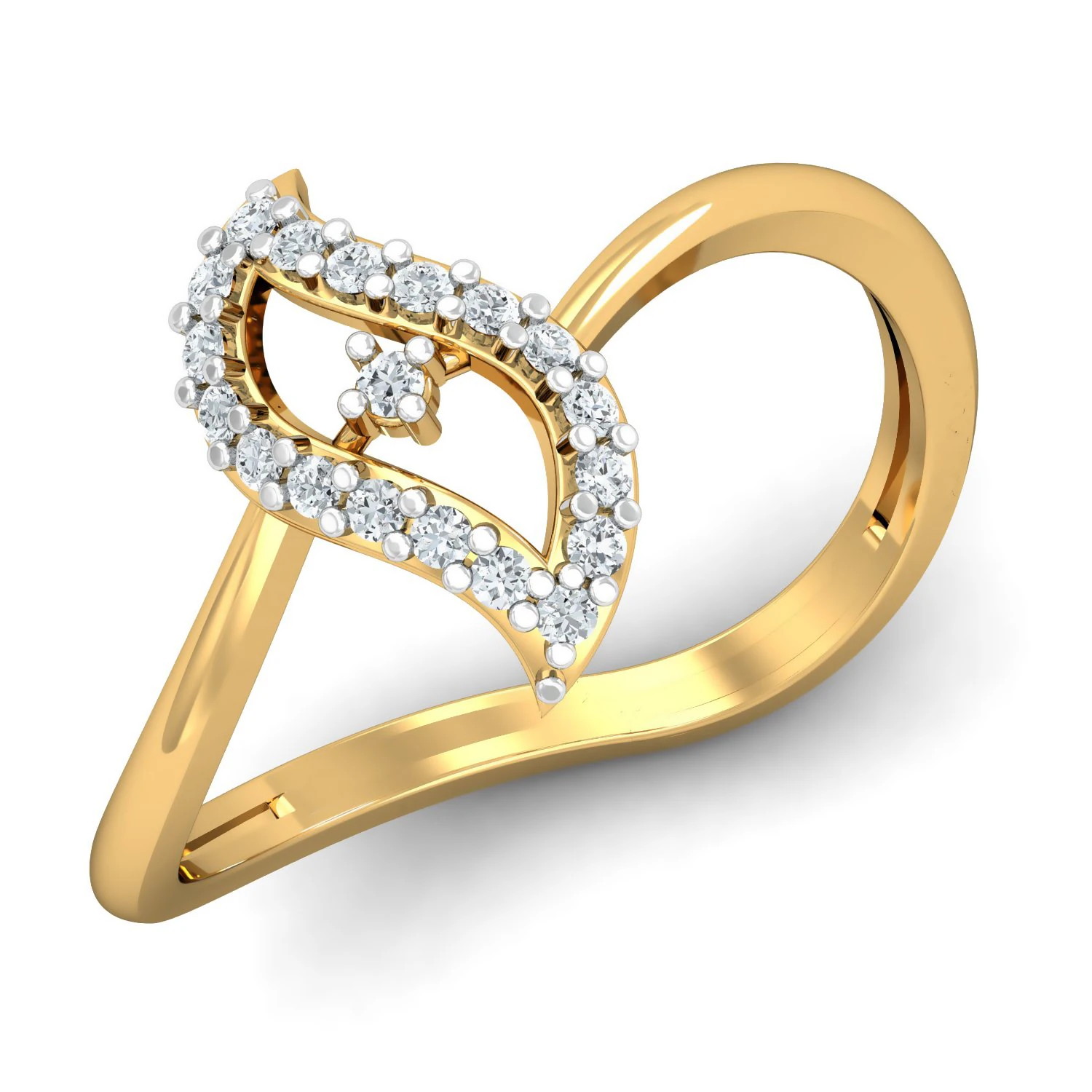 diamond ring for ladies 3D Print Model .c4d .max .obj .3ds .fbx .stl .blend 