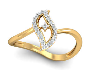 diamond ring for ladies 3D प्रिंट मॉडल