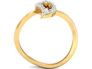 diamond ring for ladies 3D प्रिंट मॉडल